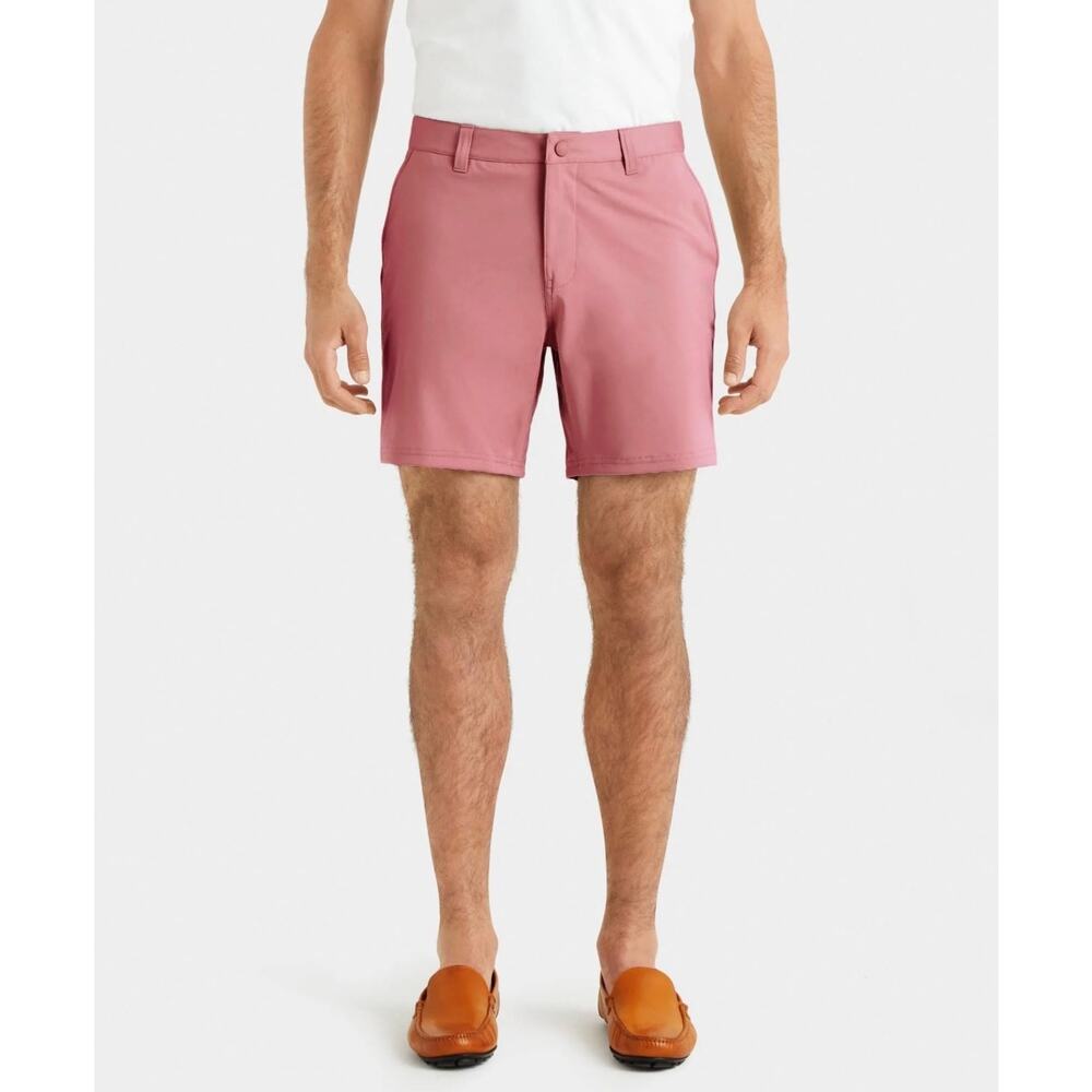 Rhône Commuter Shorts 7” Flex-Knit Nantucket Red Size 38 NWT